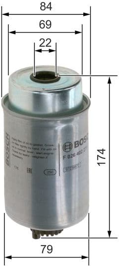 Fuel Filter F026402271