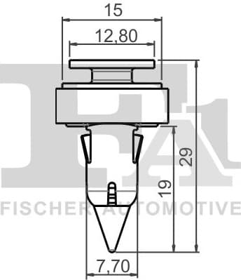Clip, trim/protection strip 14-40084.25 - image 2