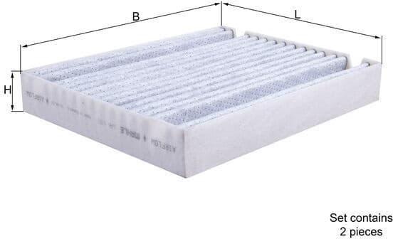 Filter, cabin air LAK 1151/S