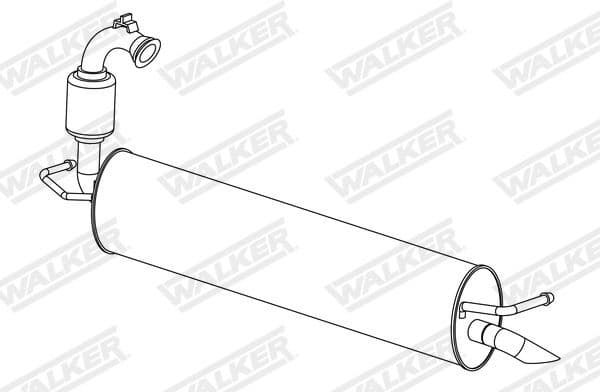 Rear Muffler 24305