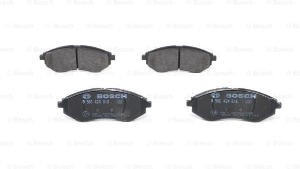 Brake Pad Set, disc brake 0986424818
