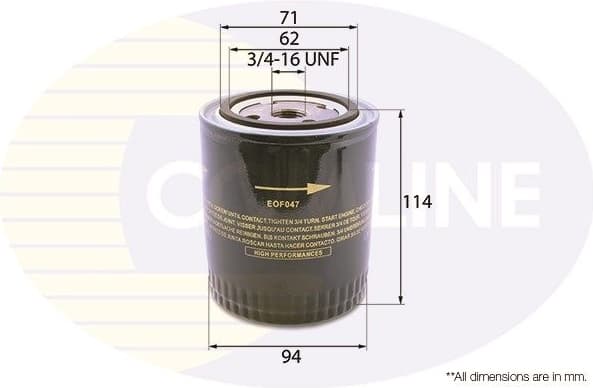 Filter oil EOF047 - image 2