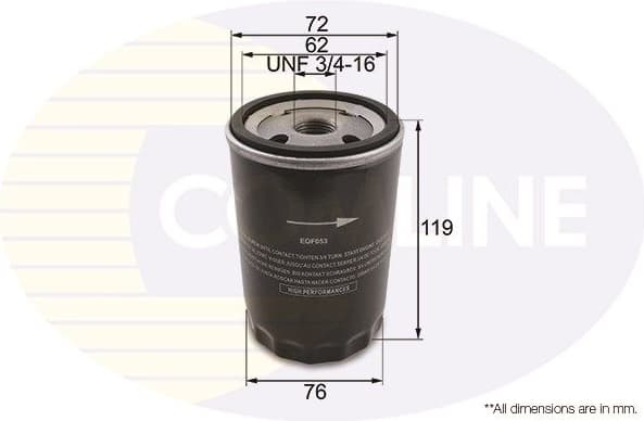 Filter oil EOF053 - image 2
