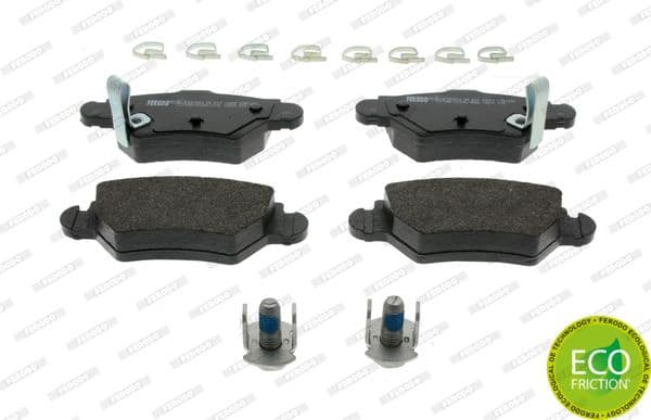 Brake pads rear, Top Quality FDB1294