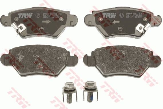Brake pads rear GDB1471 - image 2