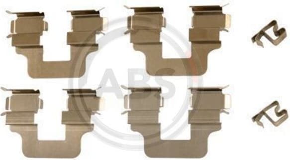 Accessory Kit, disc brake pad 1245Q