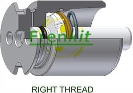 Brake caliper piston with adjustment unit K385002R - image 2