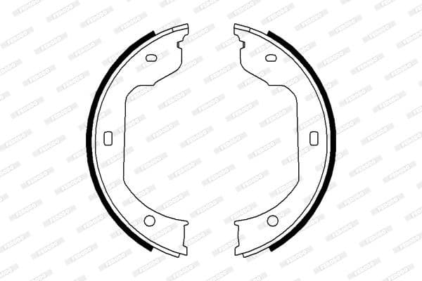 Brake shoes handbrake, Top Quality FSB668 - image 3