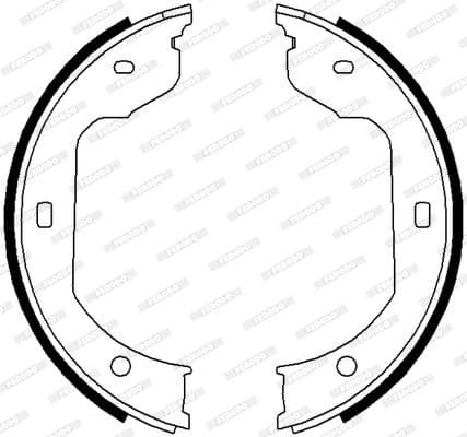 Brake shoes handbrake, Top Quality FSB668 - image 4