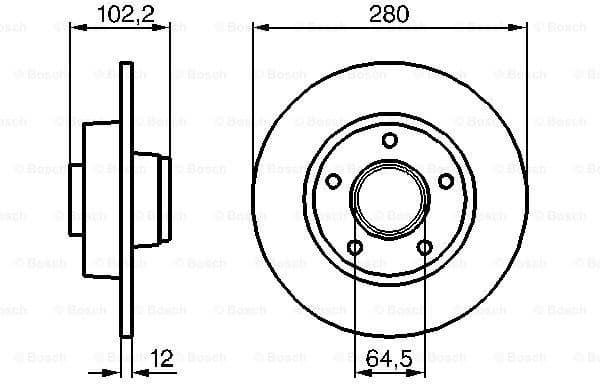 Brake Disc 0986479144 - image 5