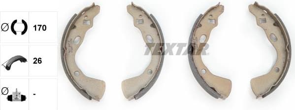 Brake Shoe Set 91039700 - image 2
