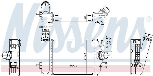 Charge Air Cooler ** FIRST FIT ** 961313