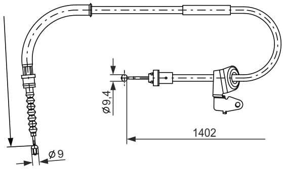 Cable Pull, parking brake 1987482226 - image 2