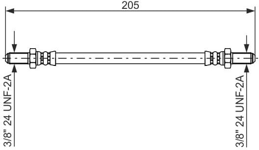 Brake Hose 1 987 476 575 - image 2