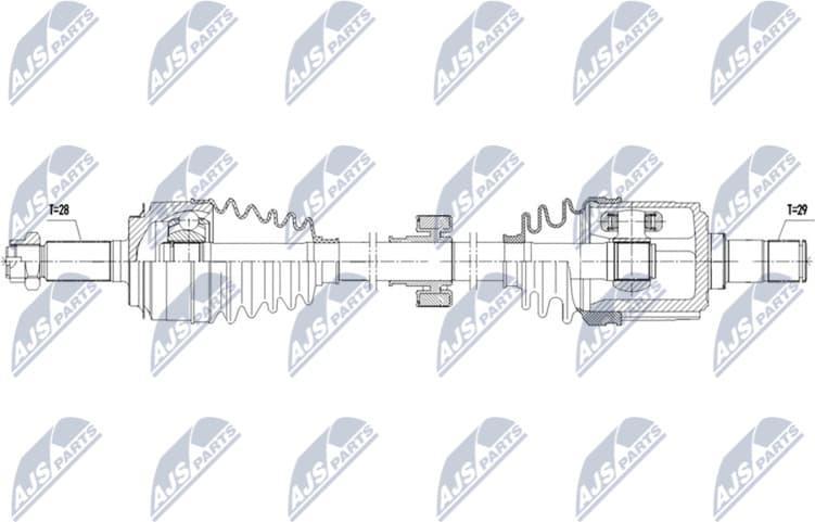 Drive Shaft NPW-HD-104