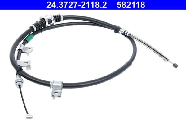 Cable Pull, parking brake 24.3727-2118.2 - image 2
