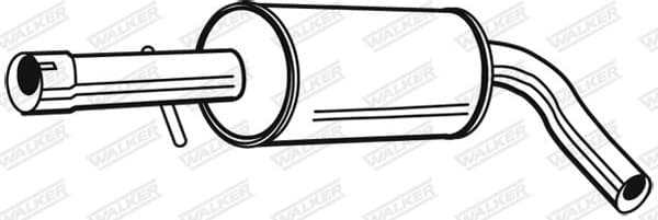 Centre Muffler 22719