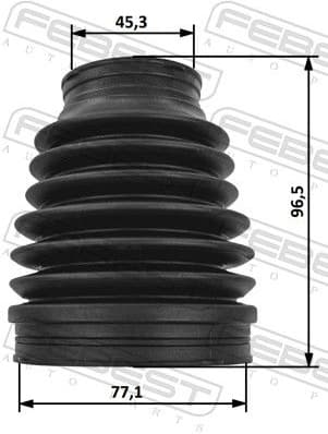 Bellow Kit, drive shaft 2215P-K520 - image 2
