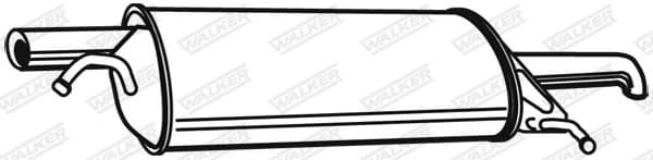 Rear Muffler 21562 - image 2