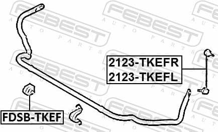 Mounting, stabiliser bar FDSB-TKEF - image 2