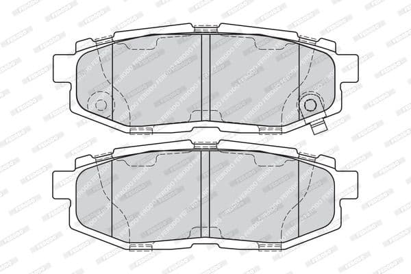 Brake pads rear, Top Quality FDB4187 - image 3