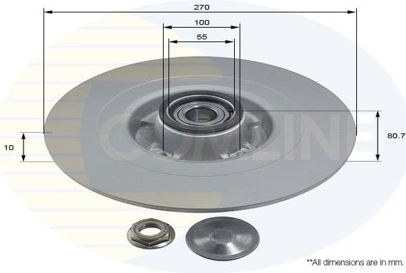 Brake disc with bearing ADC3003 - image 2