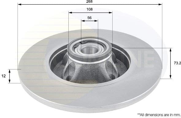 Brake disc with bearing ADC3011 - image 2