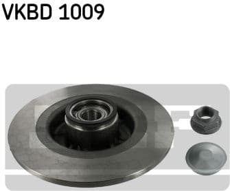 Brake disc with bearing, Top Quality VKBD1009 - image 2