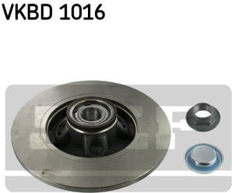 Brake disc with bearing, Top Quality VKBD1016 - image 2