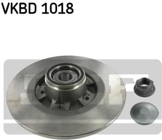 Brake disc with bearing, Top Quality VKBD1018 - image 2