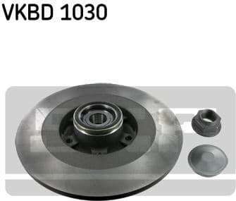 Brake disc with bearing, Top Quality VKBD1030 - image 2