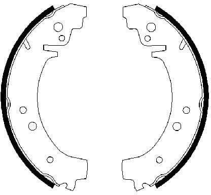 Brake Shoe Set 0986487217 - image 6