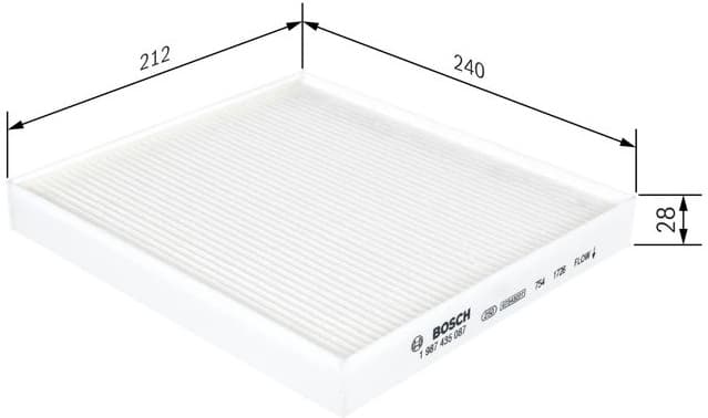 Filter, cabin air 1 987 435 087 - image 10