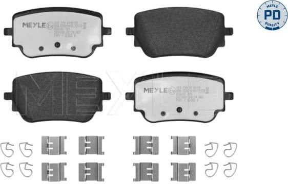 Brake Pad Set, disc brake MEYLE-PD: Advanced performance and design. 025 229 8718/PD