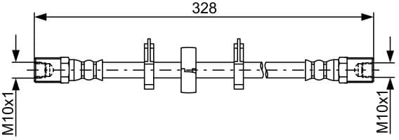 Brake Hose 1 987 481 849 - image 5
