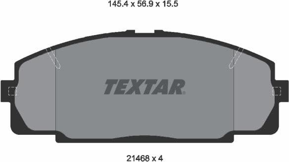 Brake Pad Set, disc brake 2146801