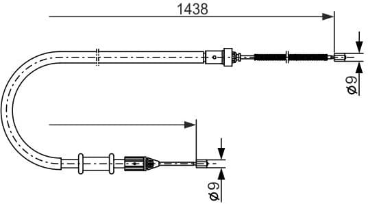 Cable Pull, parking brake 1 987 477 634 - image 10
