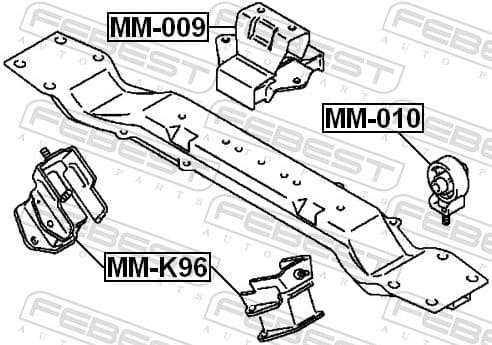 Mounting, engine MM-009 - image 2