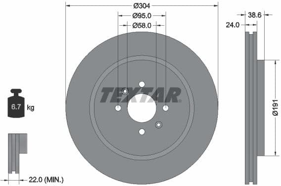 Brake Disc PRO 92170203