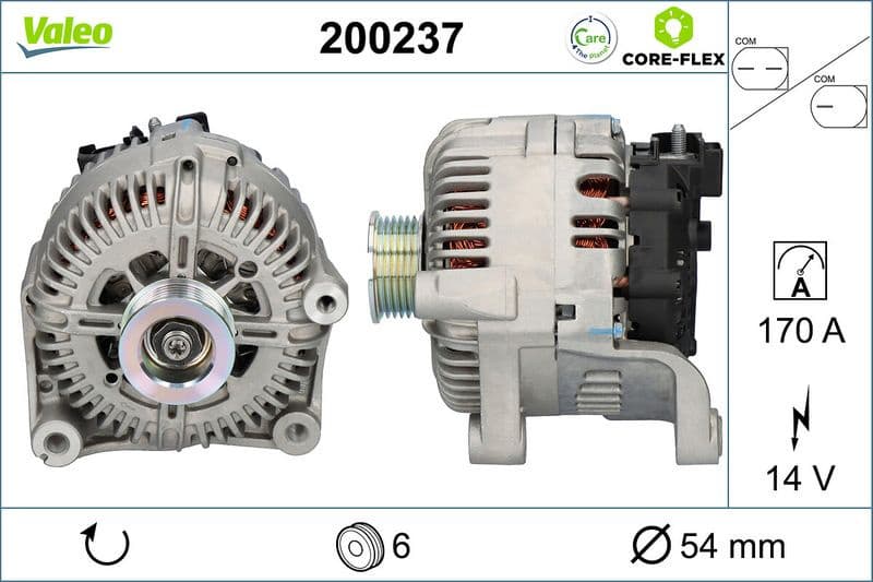 Alternator VALEO CORE-FLEX 200237