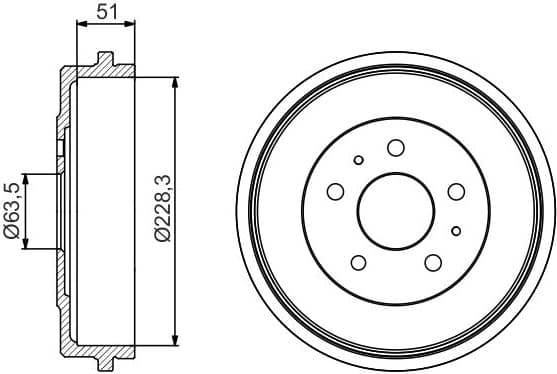 Brake Drum 0986477219 - image 2