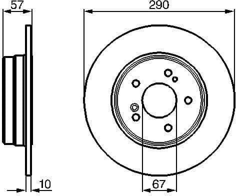 Brake Disc 0986478446 - image 2