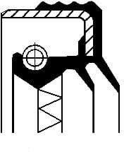 Seal differential-shaft 010 33862B - image 6