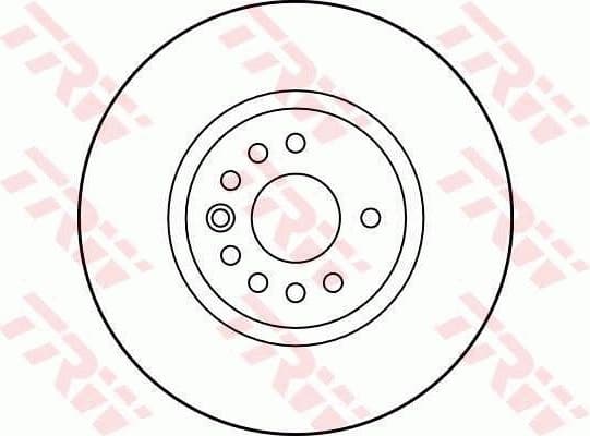 Brake Disc TRW SINGLE DF2778S - image 2