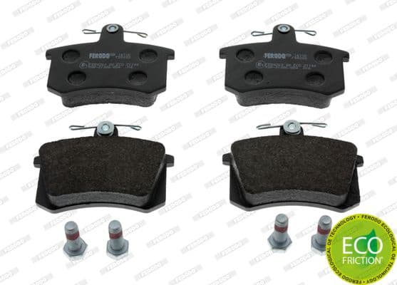 Brake pads rear, Top Quality FDB222