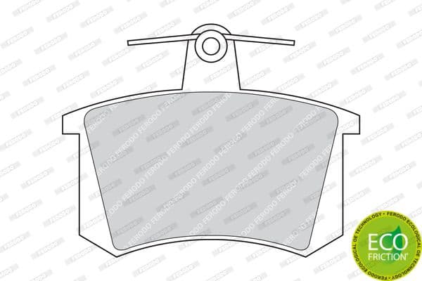 Brake pads rear, Top Quality FDB222 - image 2