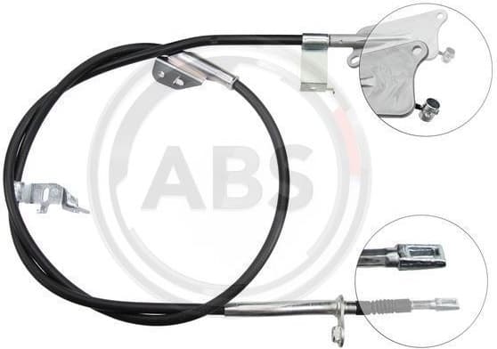 Cable Pull, parking brake K19818