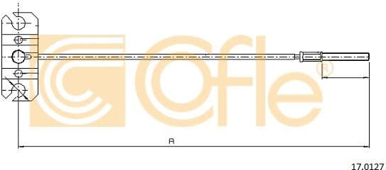 Cable Pull, parking brake 17.0127