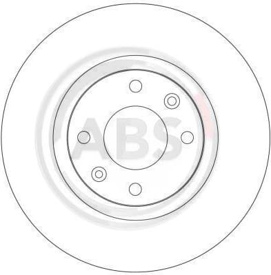 Brake Disc A.B.S. 17338 - image 2