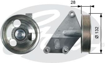 Tensioner belt T36428